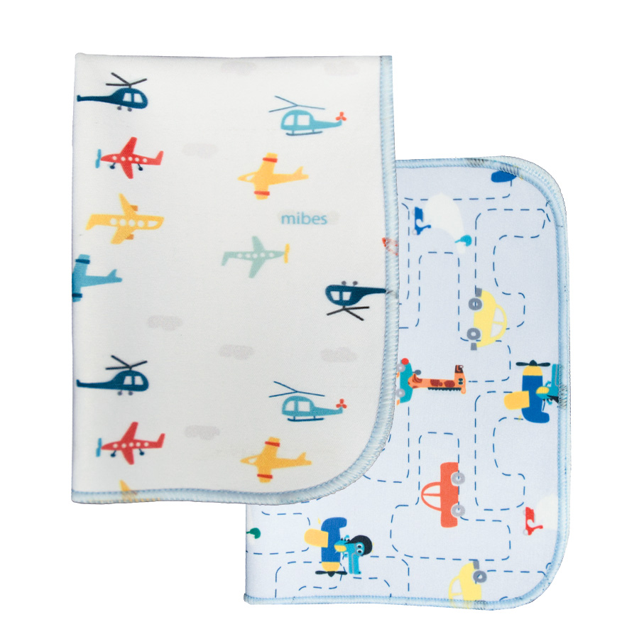 1003245 - Pack x 2 babitas sublimadas dobles, estampas surtidas.
