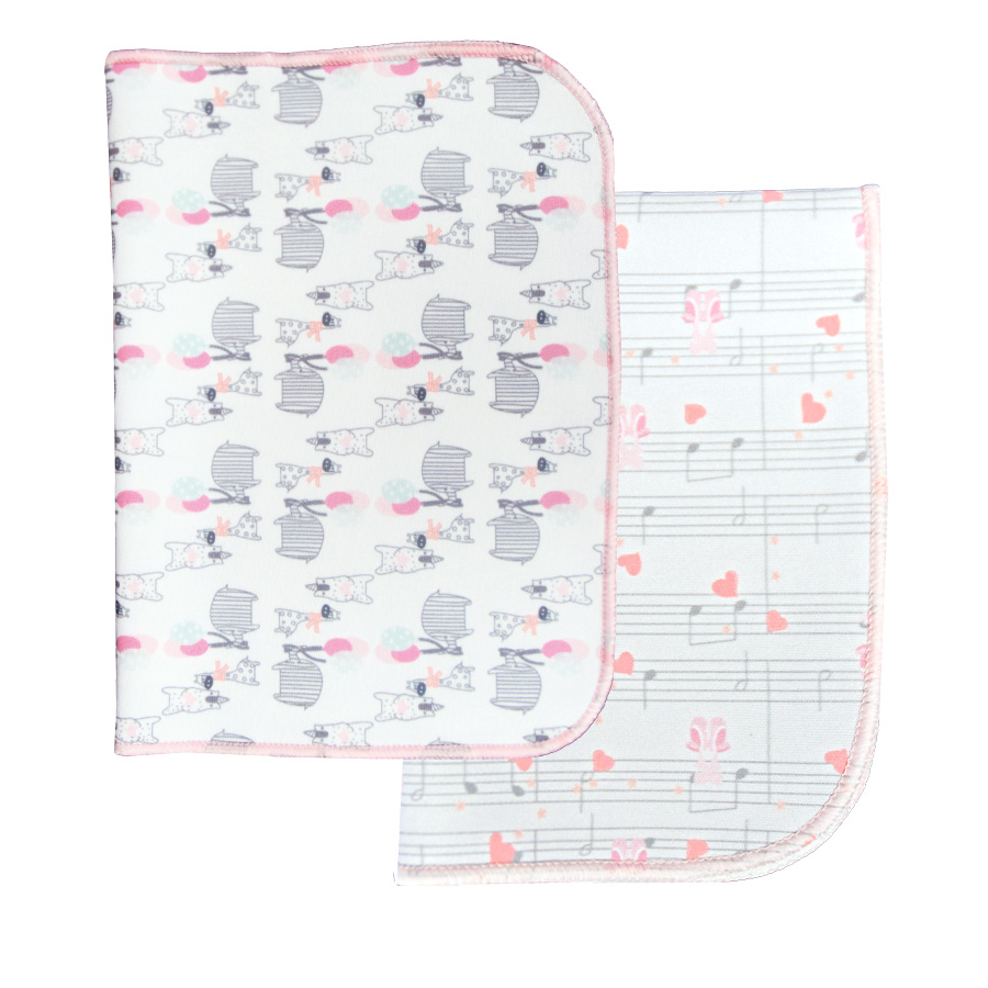 1003245 - Pack x 2 babitas sublimadas dobles, estampas surtidas.
