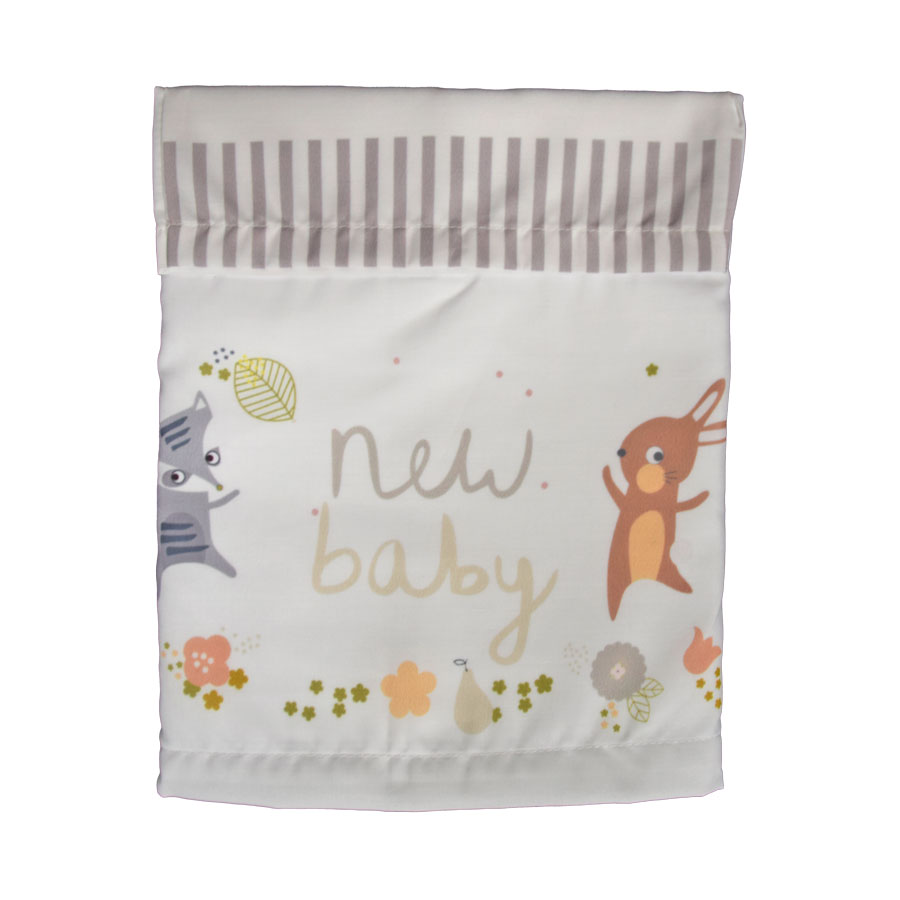 1013749 - S&aacute;bana cuna "New Baby". - Ajustable y Superior: 1,45m x 0,85m - Funda: 0,30m x 0,20m

